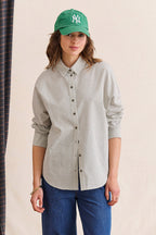 Camicia Contis - A quadri Ecrù