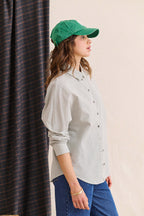 Camicia Contis - A quadri Ecrù