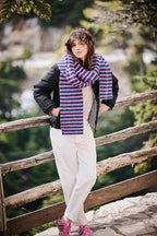 Echarpe Alysse - Rayures Multico