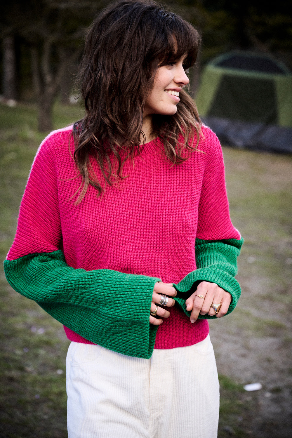 Maglione Mamma - Rosa Bicolore