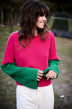 Maglione Mamma - Rosa Bicolore