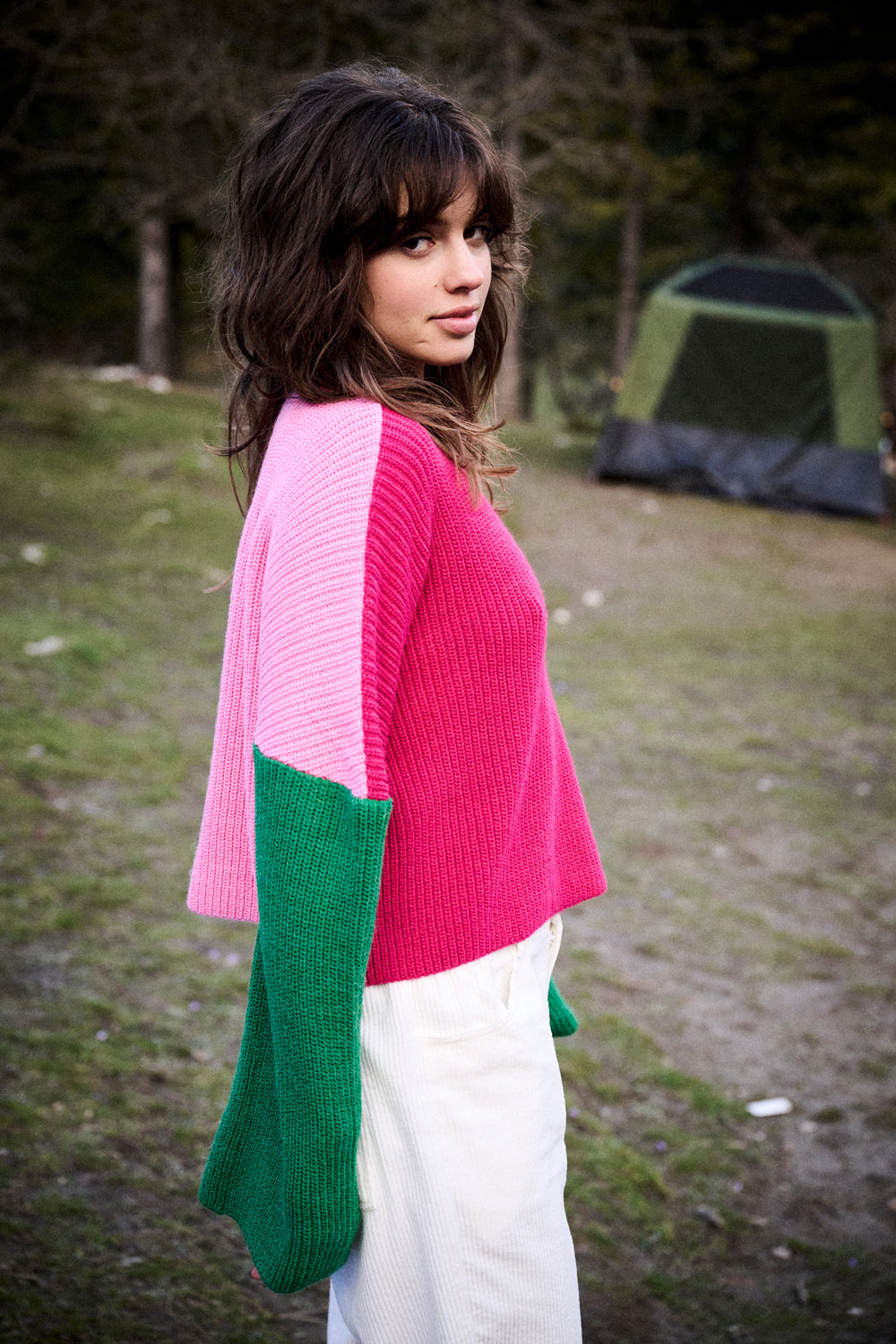 Maglione Mamma - Rosa Bicolore