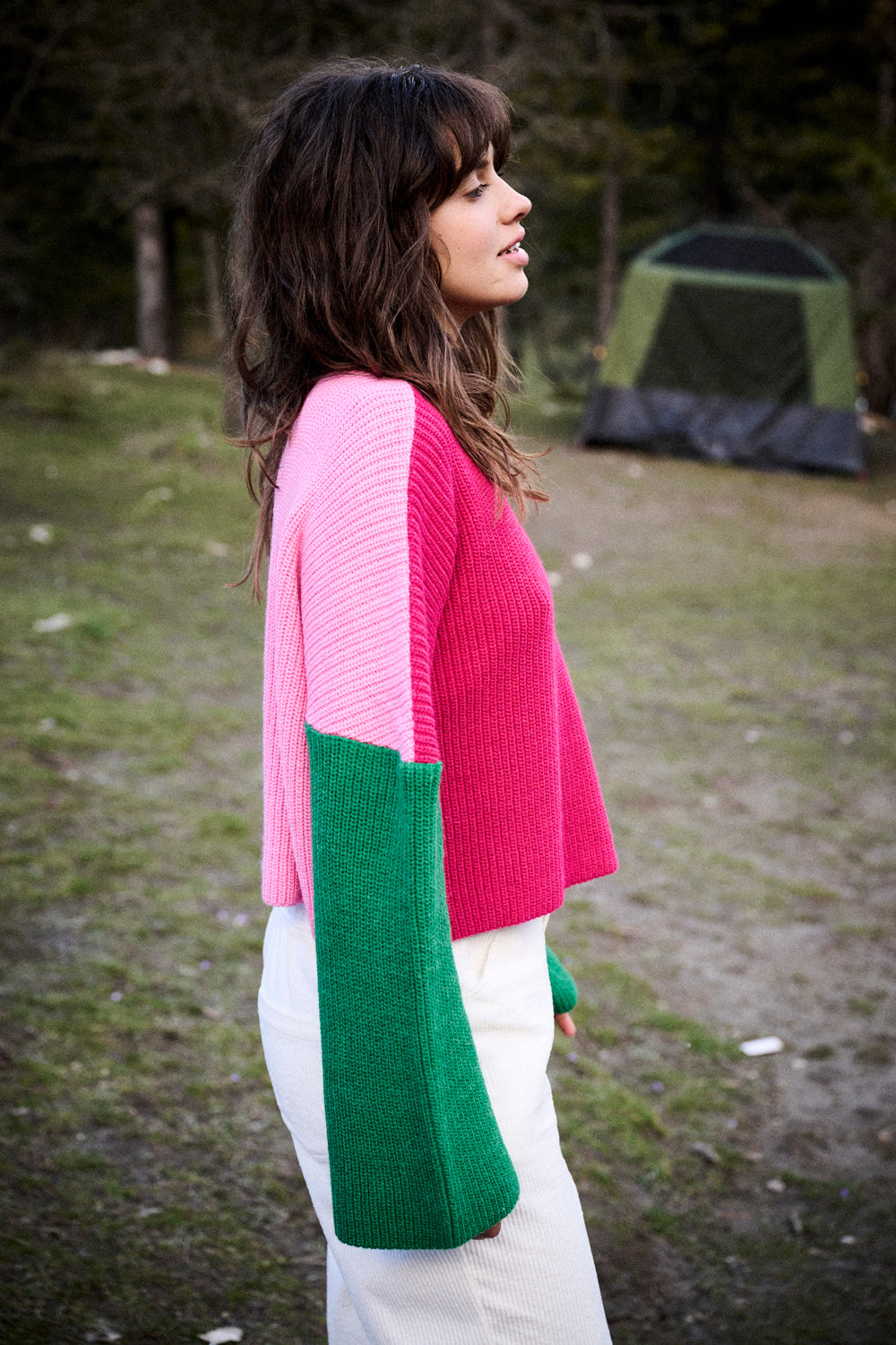 Maglione Mamma - Rosa Bicolore