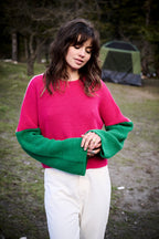 Maglione Mamma - Rosa Bicolore