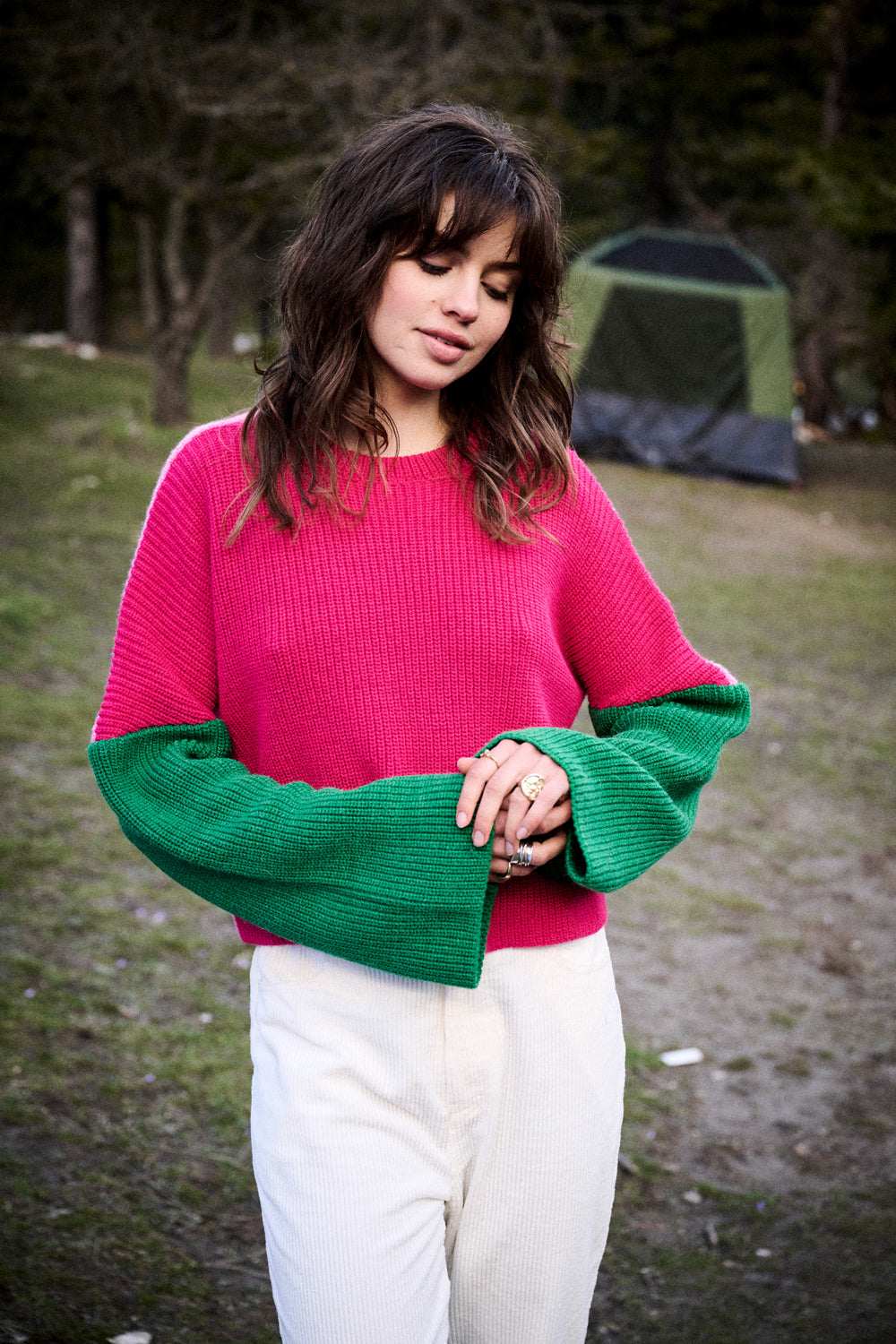 Maglione Mamma - Rosa Bicolore
