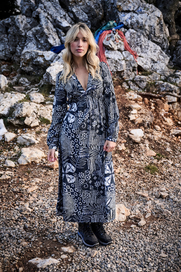 Jurk Ronnie - Print Indigo