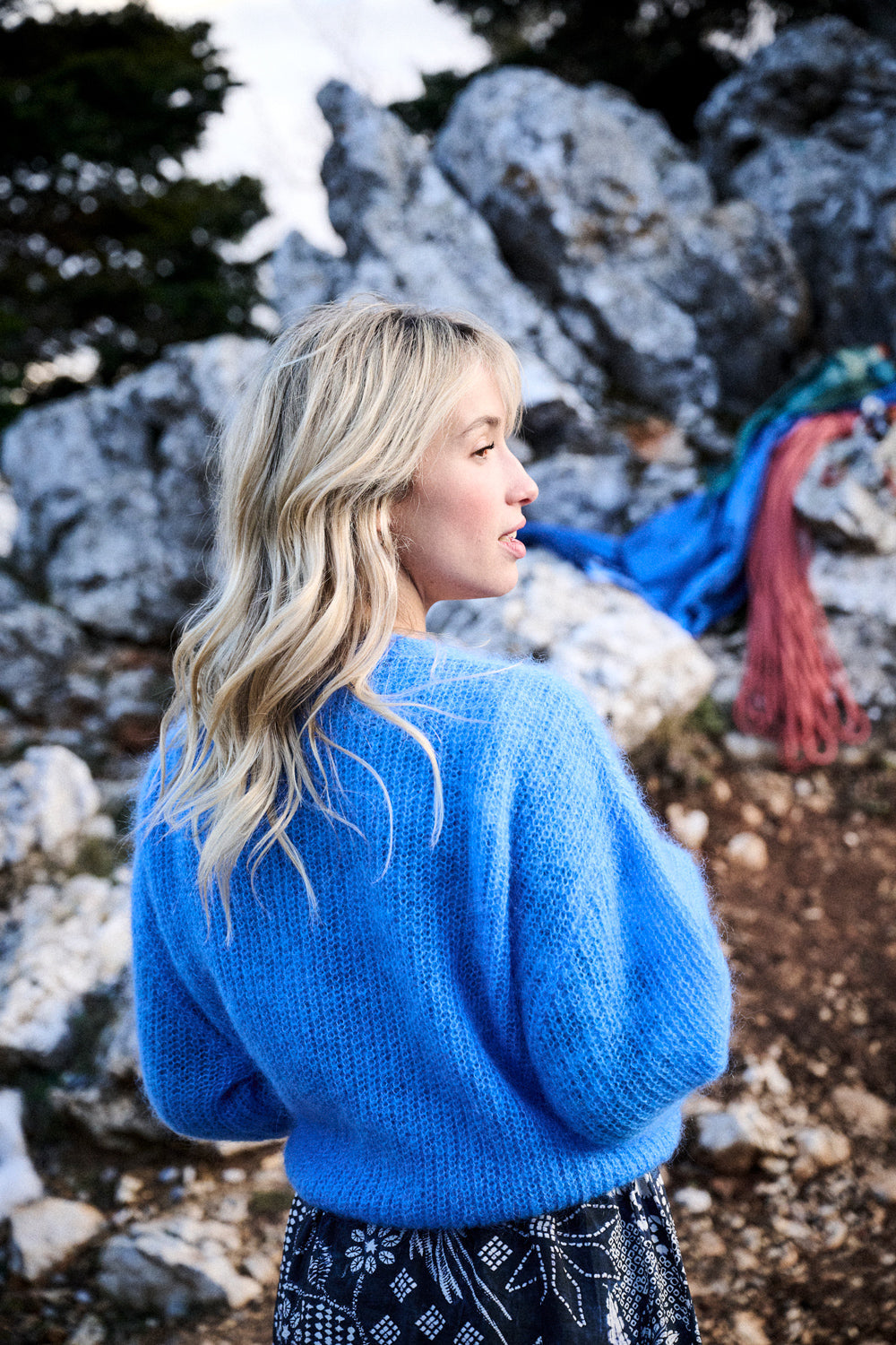 Gilet Laure - Azur