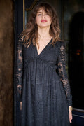 Robe Ronnie - Noir Broderie