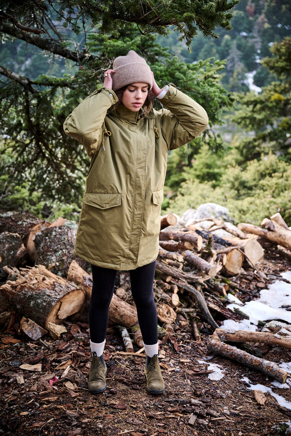 Parka Gina - Olive