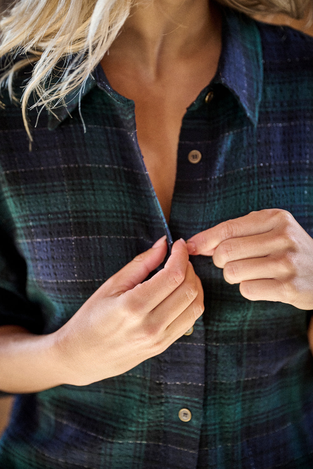 Chemise Candy - Carreaux Vert