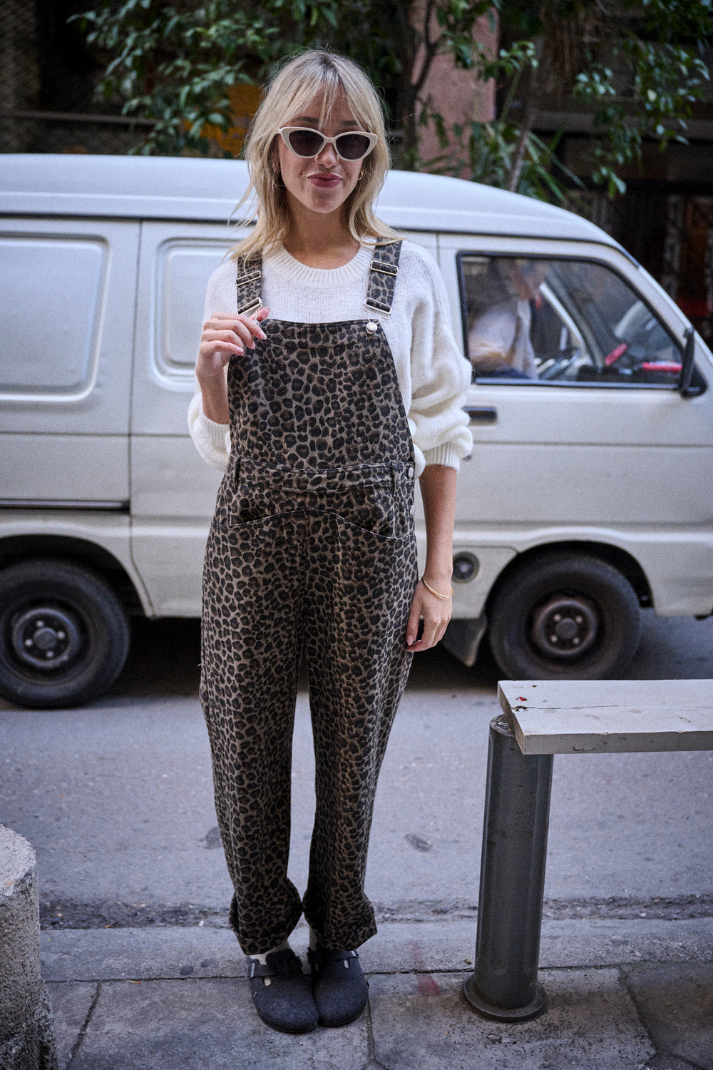 Combinaison Oguste - Leopard Carbone