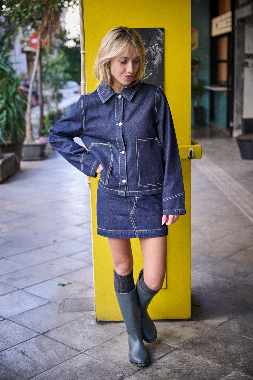 Veste Vicka - Denim Brut
