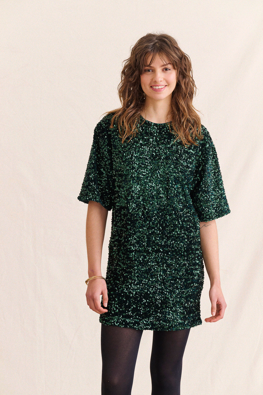 Robe Rally - Sequins Verts