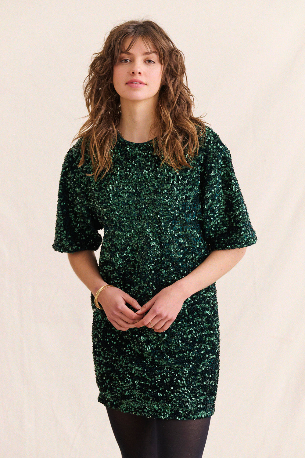 Robe Rally - Sequins Verts