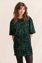 Robe Rally - Sequins Verts