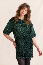 Robe Rally - Sequins Verts