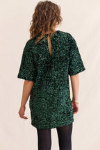 Robe Rally - Sequins Verts