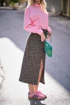 Jupe Jess - Leopard Carbone
