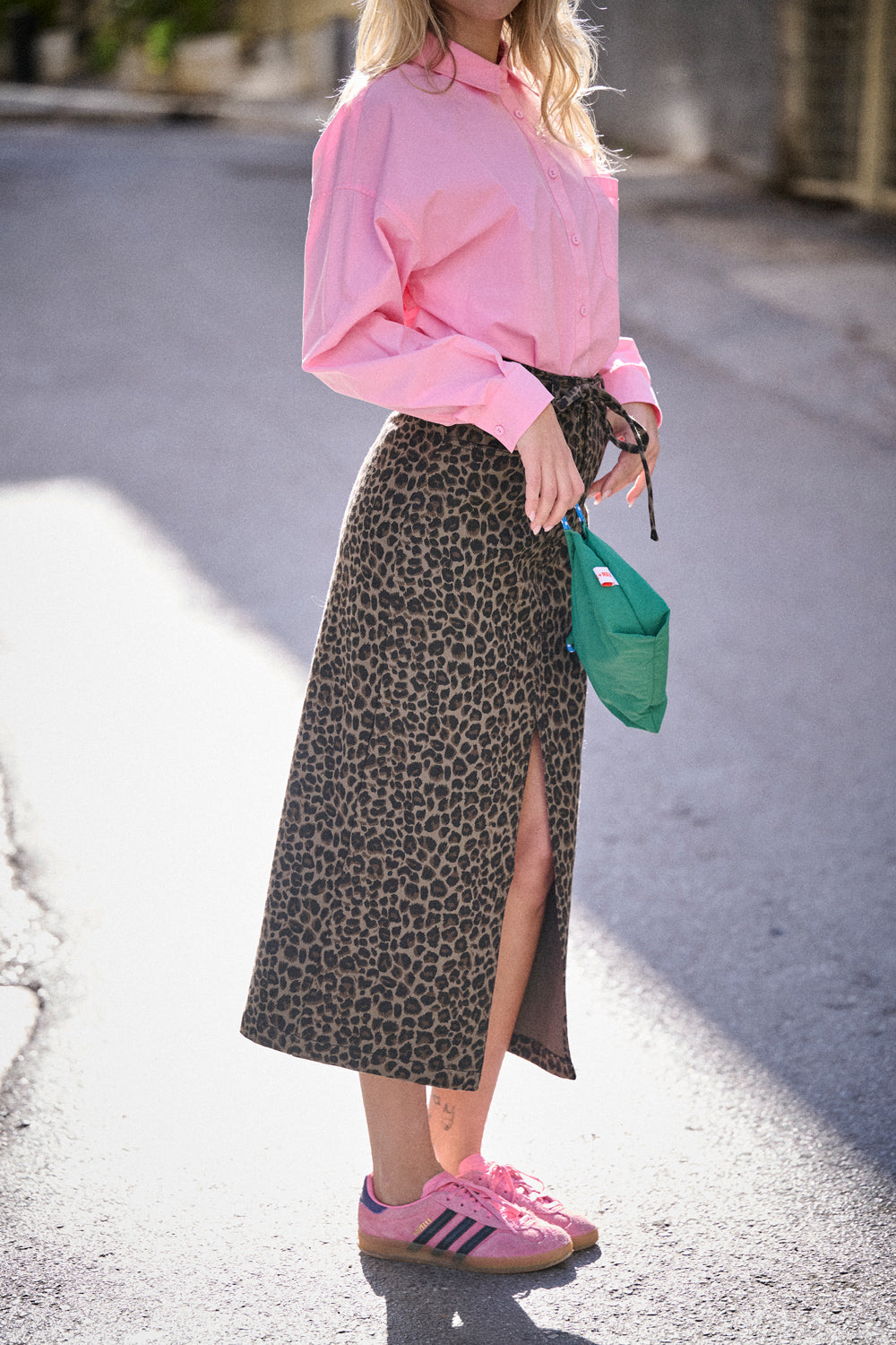 Jupe Jess - Leopard Carbone