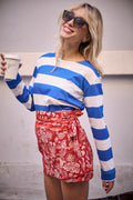 T-Shirt Theo - Rayures Bleues
