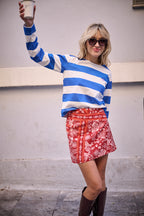 T-Shirt Theo - Rayures Bleues