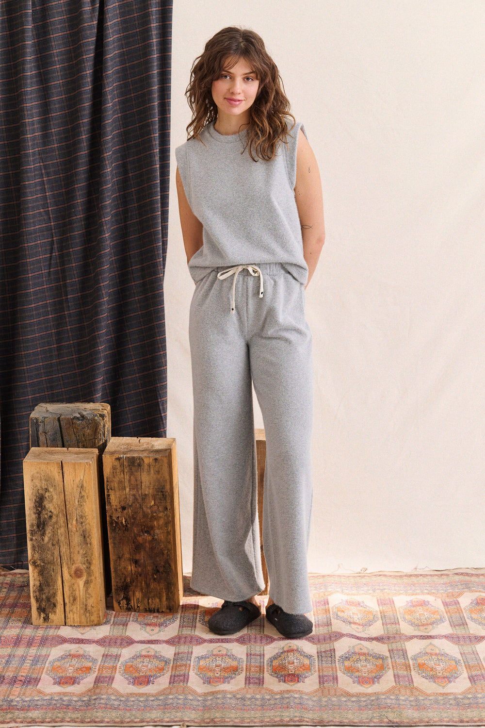 Pantalon Peppa - Gris