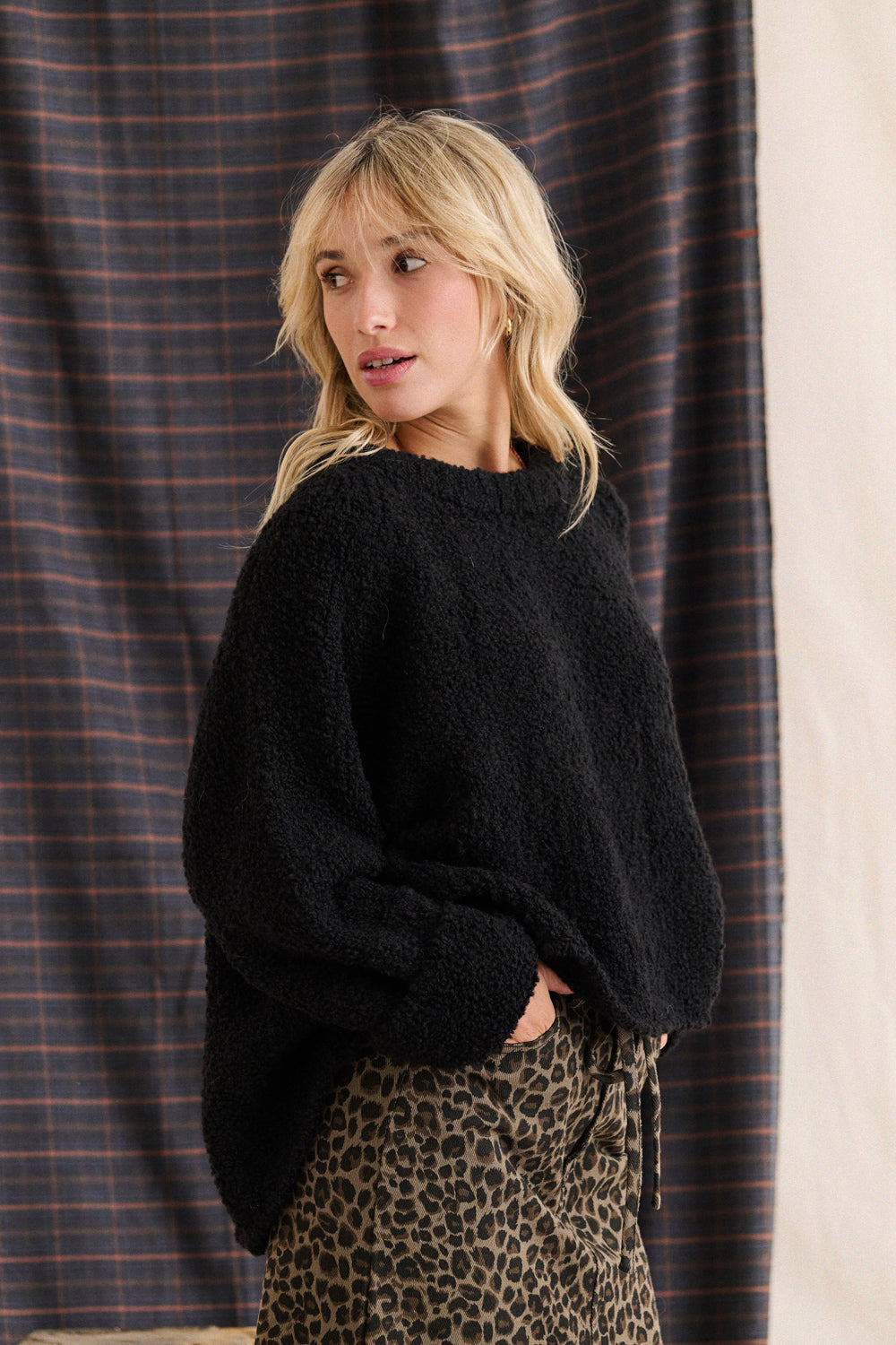 Pull Mina - Carbone