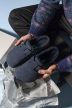 Sabots Boston Shearling Leve New Navy Laf