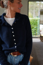 Paco Froufrou Collar Navy Vest