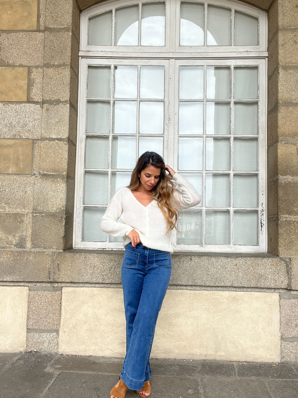 Alice White Wool Cardigan