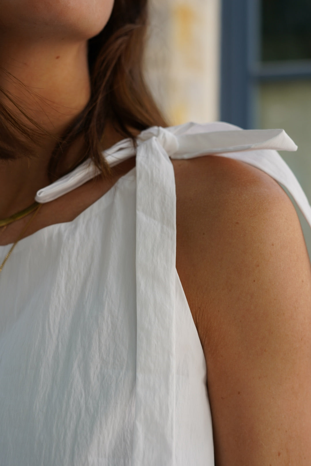 Archibald White Balloon Top