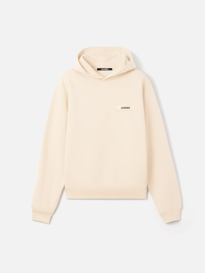 Hoodie avec Capuche Gros Grain – Jacquemus – Beige