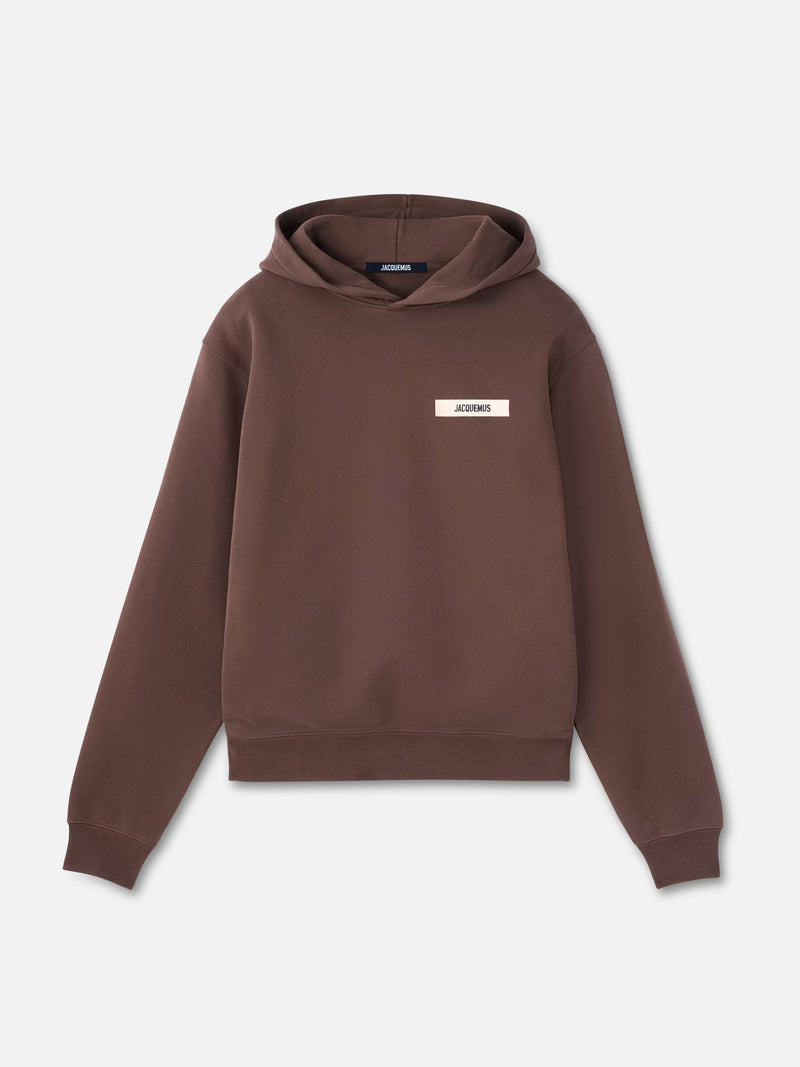 Hoodie Avec Capuche Gros Grain – Jacquemus – Marron