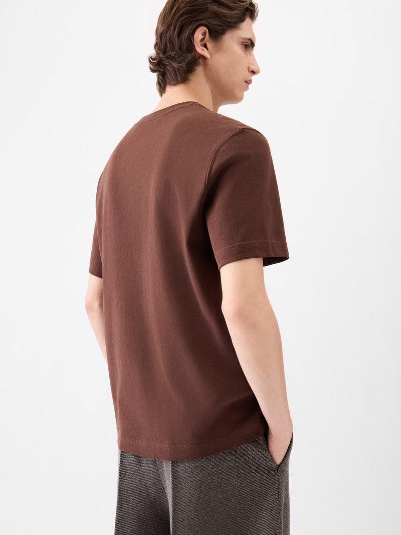 T-Shirt Gros Grain – Jacquemus – Marron