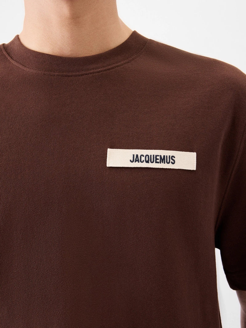 T-Shirt Gros Grain – Jacquemus – Marron