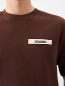 T-Shirt Gros Grain – Jacquemus – Marron