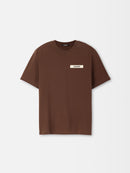 T-Shirt Gros Grain – Jacquemus – Marron