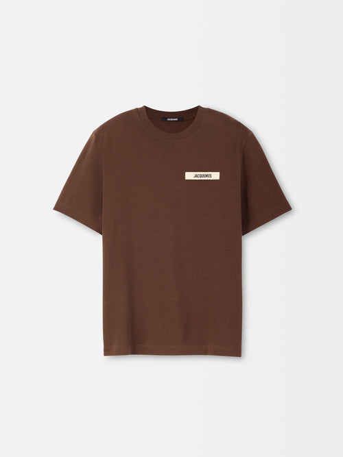 T-Shirt Gros Grain – Jacquemus – Marron