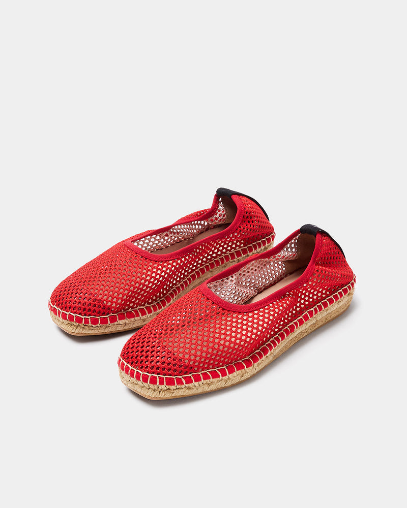 Talons Allium Rojo Tejido Trenzado