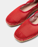 Talons Allium Rojo Tejido Trenzado