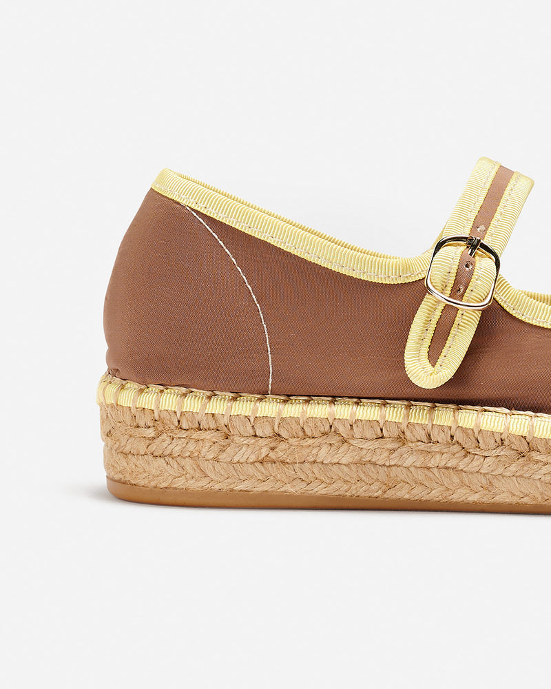 Espadrilles Peonia Marron Vainilla