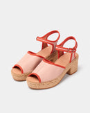 Sandales Var Rosa-Rojo