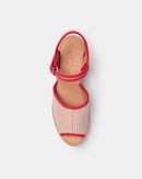Sandales Var Rosa-Rojo