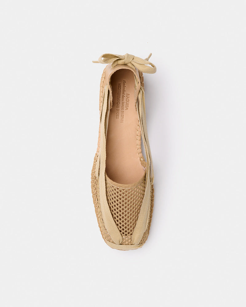 Espadrilles Viridis Oliva-Beige