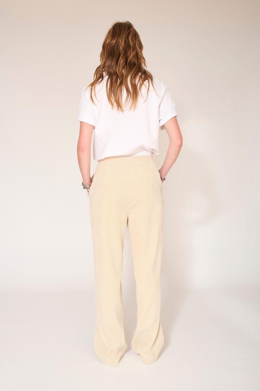 Pantalon Pantino Pinder Corduroy Vl - Naturel