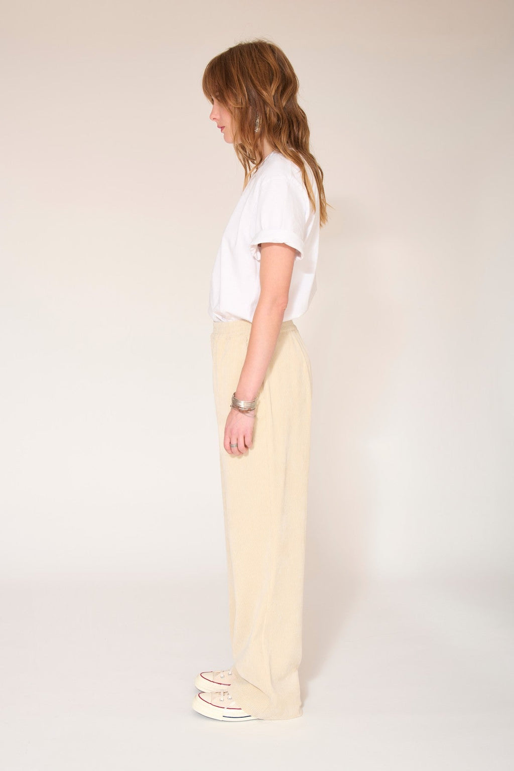 Pantalon Pantino Pinder Corduroy Vl - Naturel