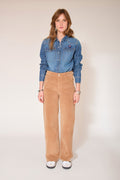 Pantalon Perrine Soft Corduroy - Ocean