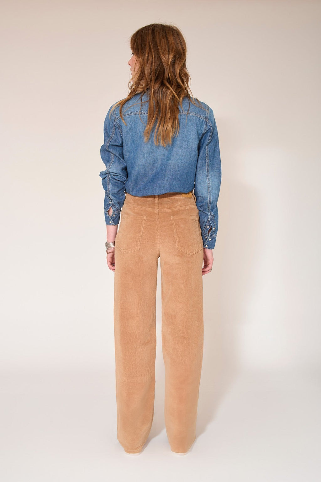 Pantalon Perrine Soft Corduroy - Ocean
