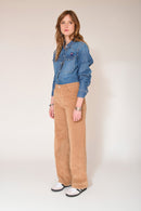 Pantalon Perrine Soft Corduroy - Ocean