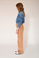 Pantalon Perrine Soft Corduroy - Ocean